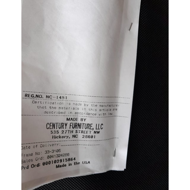 2020s Century Furniture “Camille” Klismos Style Upholstered Side Chair – Ivory – Priced Individually For Sale - Image 5 of 10