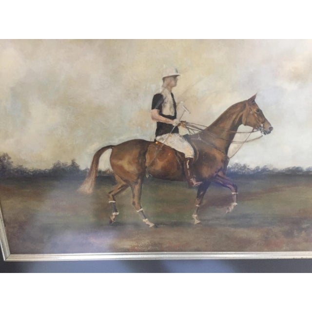 1920s Meadowbrook Polo Club Championship 1929 Painting of Winning Team "Hurricanes" For Sale - Image 5 of 10