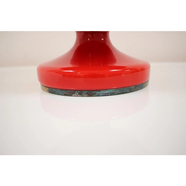 Mid-Century All-Glass Table Lamps by Valašské Mezirici, 1970s For Sale - Image 4 of 11