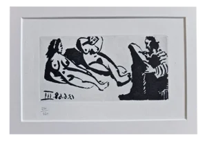 Pablo Picasso, Original Composition from La Celestine, 1971, Etching