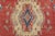 Kazak Rug 7'6'' X 10'9'' Red Wool Hand-Knotted Oriental Carpet For Sale In Philadelphia - Image 6 of 15