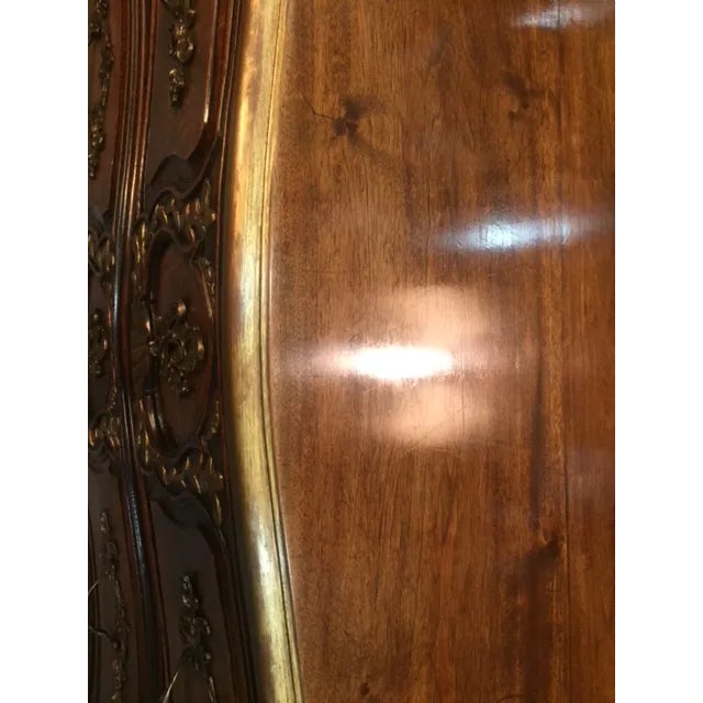 18th Century French Walnut Carved Commode For Sale - Image 4 of 12