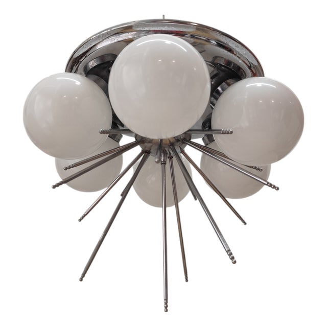 Space Age Sputnik Ceiling Lamp, 1960 For Sale