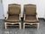 Schnadig Fine Furniture French Provincial Carved Armchairs, Pair For Sale - Image 9 of 12