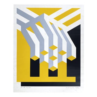 Otto Herbert Hajek, Abstract Composition, 1970, Screenprint For Sale