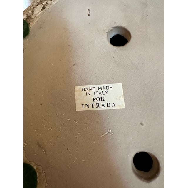 Large Italian Ceramic Fruit Compote Centerpiece For Sale - Image 10 of 10