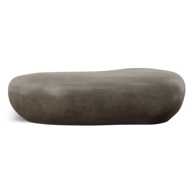 Contemporary Outdoor Modern Pebble Coffee Table For Sale - Image 3 of 5