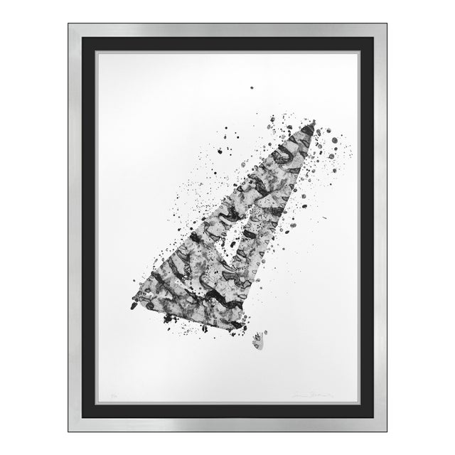 Late 20th Century Untitled (l.200; sf.208) Abstract Black Lithograph Sam Francis For Sale