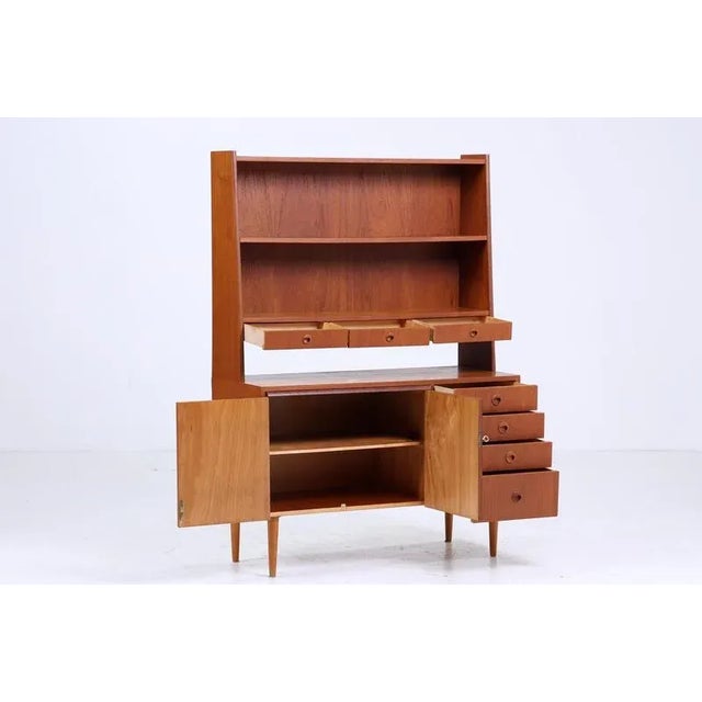 Vintage Teak Bookcase, 1960s For Sale - Image 4 of 11