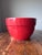 Late 20th Century A. Santos Pottery Made in Portugal Red Mixing Bowl 8" For Sale - Image 4 of 7