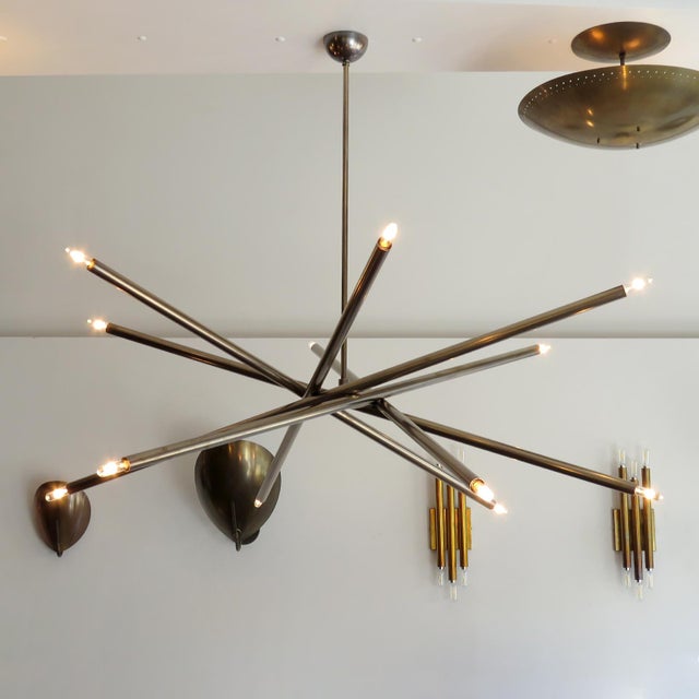 Metal Spiral-48™ Chandelier For Sale - Image 7 of 10