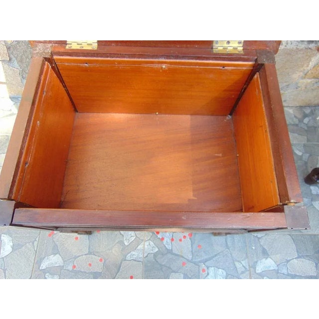 Pre-War Stool with a Storage Compartment For Sale - Image 5 of 10