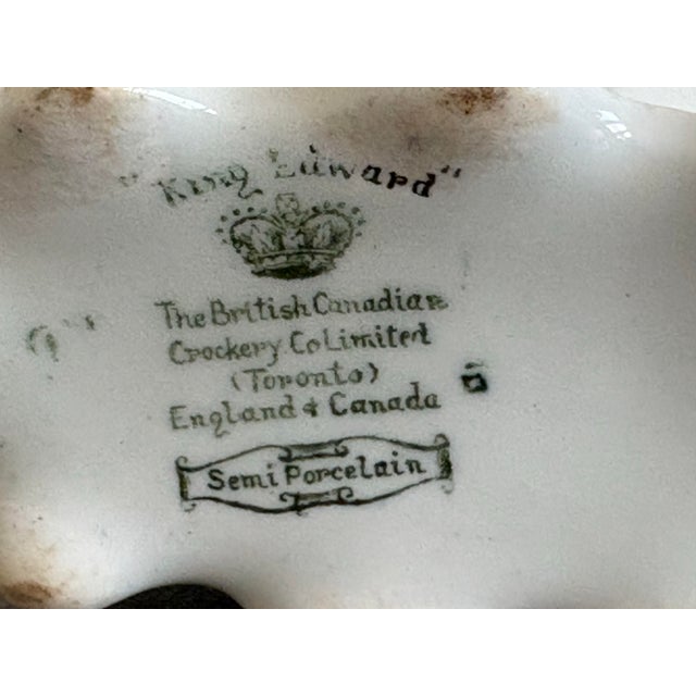 Ceramic Antique "King Edward" Semi-Porcelain Gravy Boat For Sale - Image 7 of 7