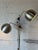 1970s Mid-Century Modern Brushed Steel Dual Globe Floor Lamp For Sale - Image 9 of 12