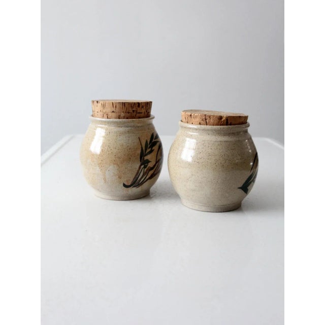 Vintage Lakeside Pottery Jars Pair For Sale - Image 9 of 12