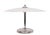 Art Deco German Chrome Table Lamp with Oval Glass Shade, 1980 For Sale - Image 3 of 11