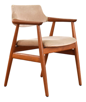 Mid-Century Modern Danish Teak Armchair by Svend Åge Eriksen for Glostrup, 1960s