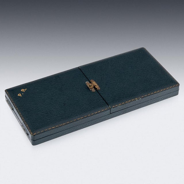 20th Century Silver Cased Cocktail Picks from Garrard, 1986, Set of 12 For Sale - Image 17 of 18