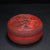 Late 20th Century Carved Cinnabar Lacquer Box With Landscape and Scholar Scene For Sale In Los Angeles - Image 6 of 9