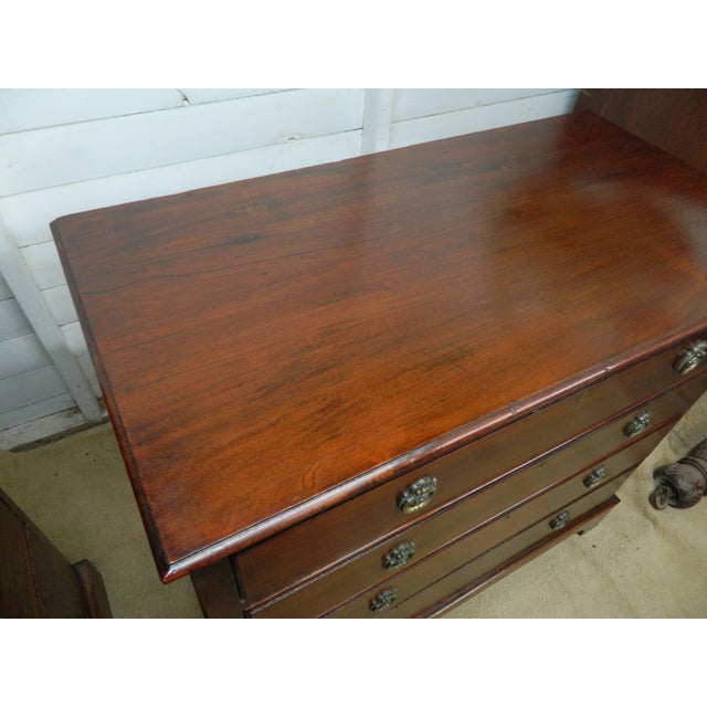 Small Edwardian Mahogany Chest of Drawers, 1890s For Sale - Image 4 of 18