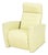 Art Deco Style Mint Green Leather Reclining Chair For Sale