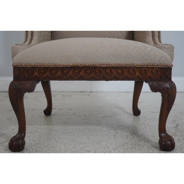 Pair Ardley Hall Ball & Claw Newly Upholstered Chairs For Sale - Image 9 of 18