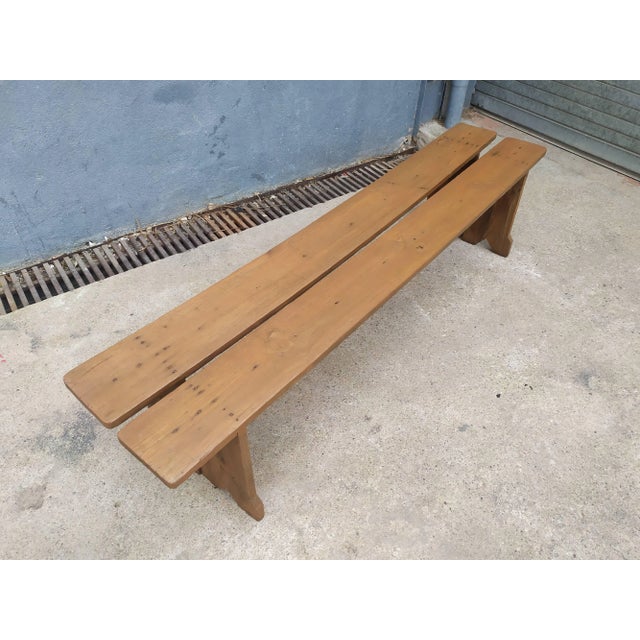 Set of Antique Benches For Sale - Image 3 of 13