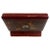 Wood Antique Red Lacquered Box, 1800s For Sale - Image 7 of 10