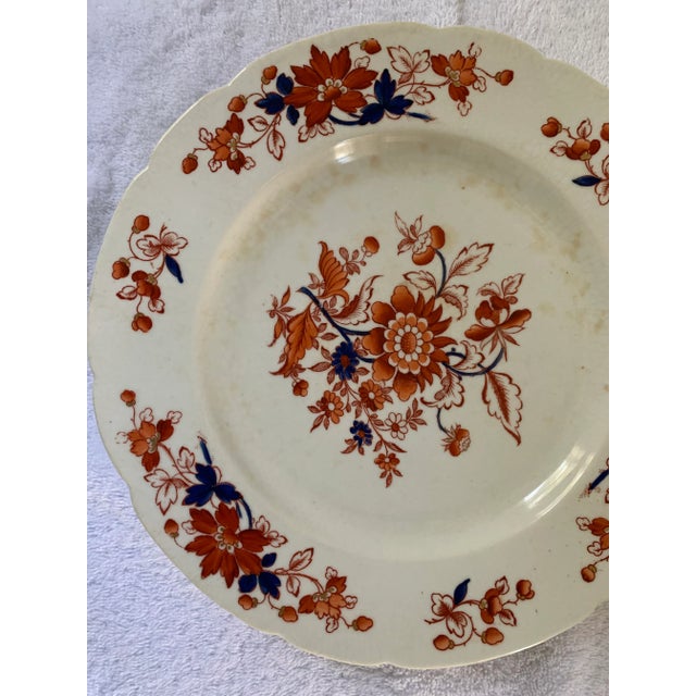 Early 19th Century Chamberlain Worcester “Imari” Pattern Porcelain Dinner Plate For Sale In Charlotte - Image 6 of 10