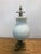 1950s 1950s Circa Argand Brass Glass Lamp For Sale - Image 5 of 11