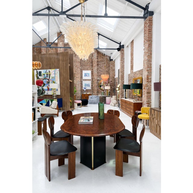 Mid-Century Modern Mod Artona Table in Wood and Leather by Afra & Tobia Scarpa for Maxalto, 1970s For Sale - Image 11 of 12