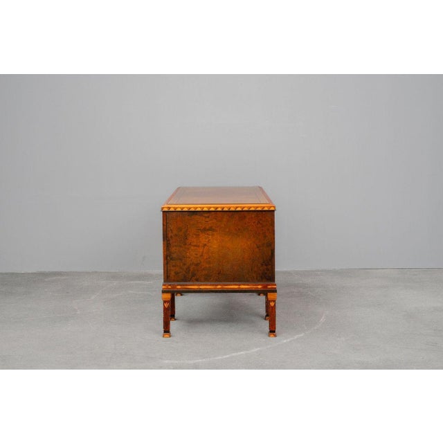 Art Nouveau Desk in Hardwood, Early 20th Century For Sale - Image 6 of 18