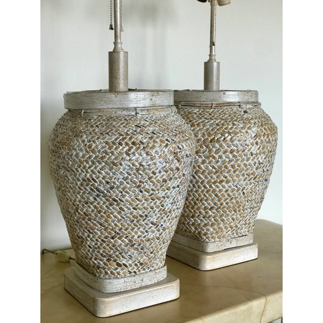 80s Steve Chase Lamps- a Pair For Sale - Image 9 of 13