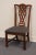 UNIVERSAL FURNITURE Solid Cherry Traditional Chippendale Style Dining Side Chair 39.75" High 21" Wide 23" Deep Seat: 19.5"...