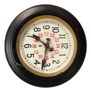 Bauhaus 24-Hour Wall Clock from Siemens Halske, Germany, 1930s