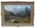 Late 19th Century Vintage Alpine Landscape Oil Painting by Jacobus Nicolaus Tjarda Van Starckenborgh For Sale