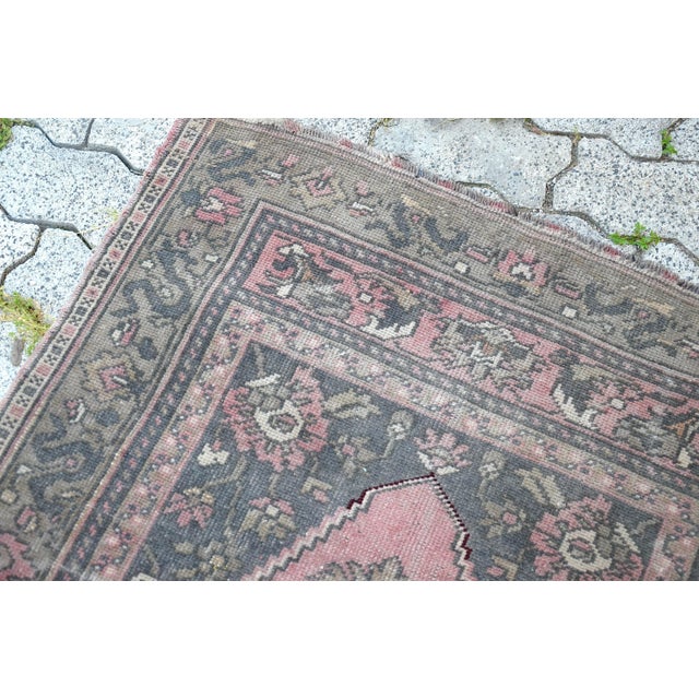 Pastel Turkish FarmHouse Decor Rug For Sale - Image 4 of 11