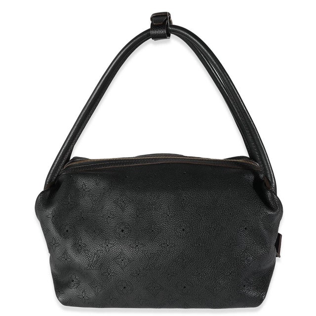 Louis Vuitton Black Monogram Mahina Galatea PM For Sale - Image 4 of 8