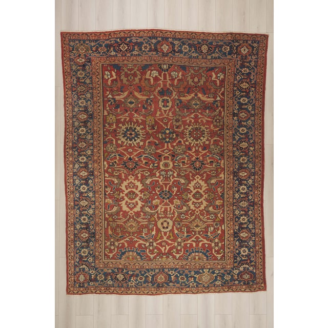 Late 19th Century Persian Sultanabad Rug, 08'10 X 11'09 For Sale - Image 10 of 10