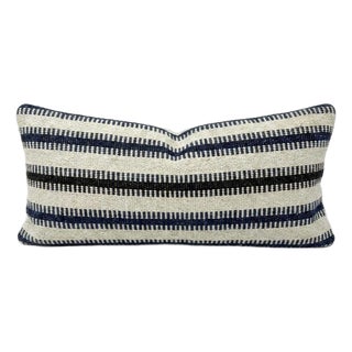 Bohemian Kilim Lumbar Pillow Cover 10'' X 20'' For Sale