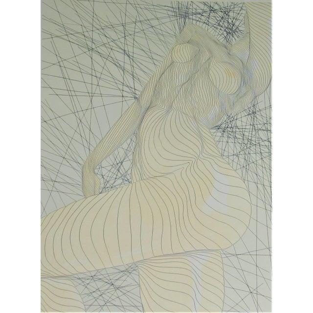 Guillaume Azoulay, Images, suite of 4 etchings., Circa 1990 For Sale - Image 12 of 13