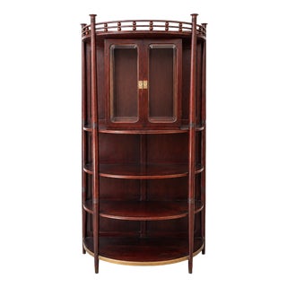 Secessionist Salon Cabinet with Display Section by Prof. Josef Hoffmann for Jacob & Josef Kohn, Vienna, 1904 For Sale