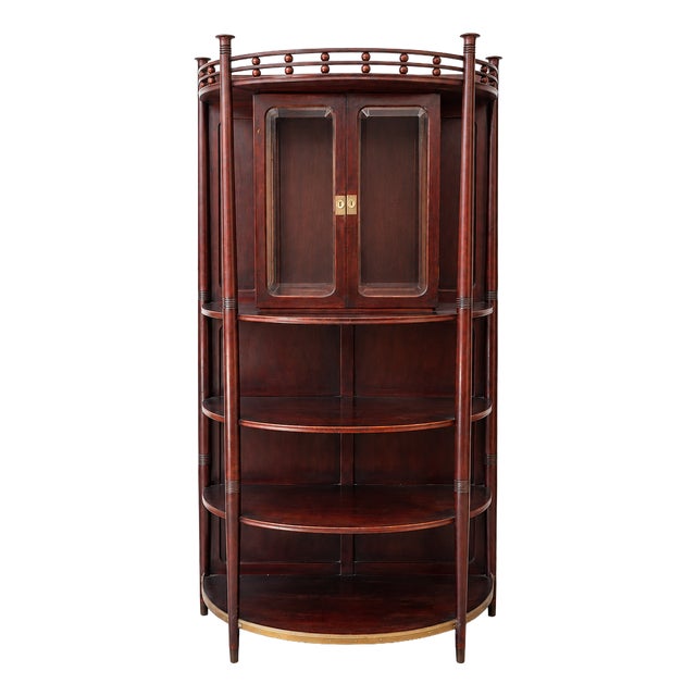 Secessionist Salon Cabinet with Display Section by Prof. Josef Hoffmann for Jacob & Josef Kohn, Vienna, 1904 For Sale