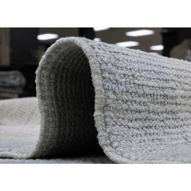 Blue Turkish Oushak Rug 12'4" x 17'6" For Sale - Image 8 of 8