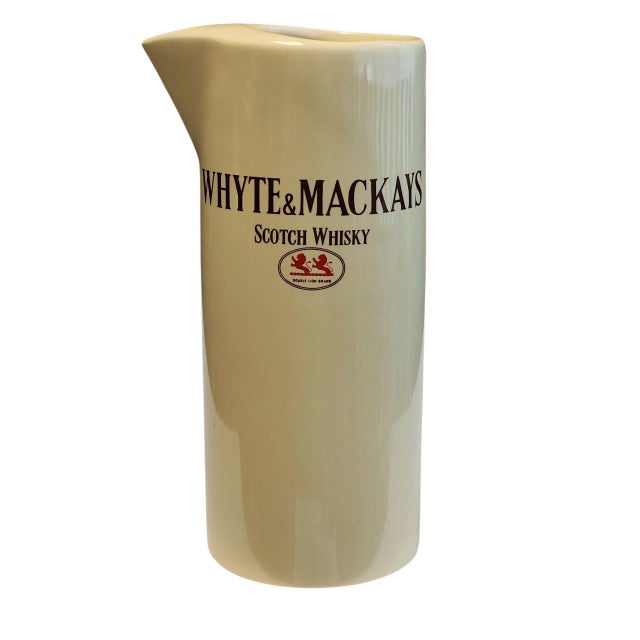 Mid-Century Modern 1950s Mid-Century Modern English Whyte & Mackays Pub Water Pitcher For Sale - Image 3 of 6