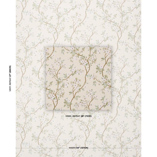 A fine cotton jacquard with lovely dimension and subtle sheen, Cherry Blossom is an enchanting fabric inspired by a...