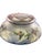 Ceramic Late 20th Century Large Pedestal Bowl With Floral Motif For Sale - Image 7 of 7
