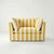 Not Yet Made - Made To Order Sophie Conran Coco Loveseat - Dandelion Stripes with Knife Edge Cushion For Sale - Image 5 of 5