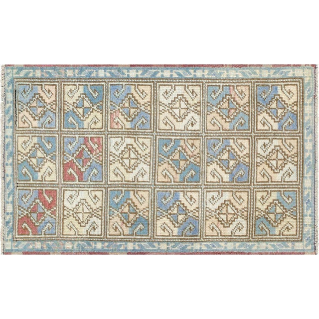 1960s Turkish Oushak Yastic Rug For Sale - Image 4 of 4