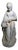 19th Century Sculpture of a Shepherdess with Lamb, 1874, Marble For Sale